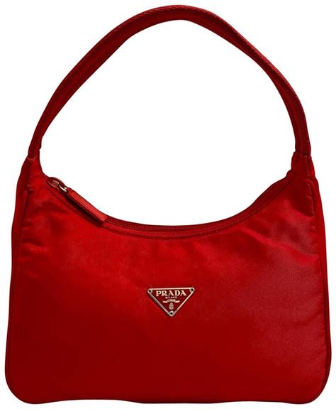 prada cherry red handbag|red Prada bag vintage.